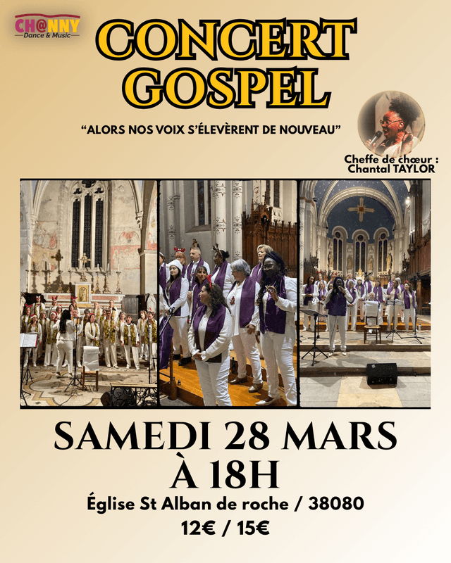 Concert de Gospel - St Alban de Roche