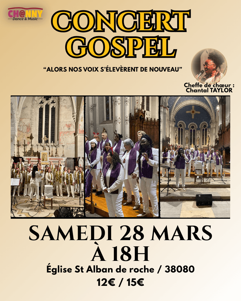 Concert de Gospel - St Alban de Roche